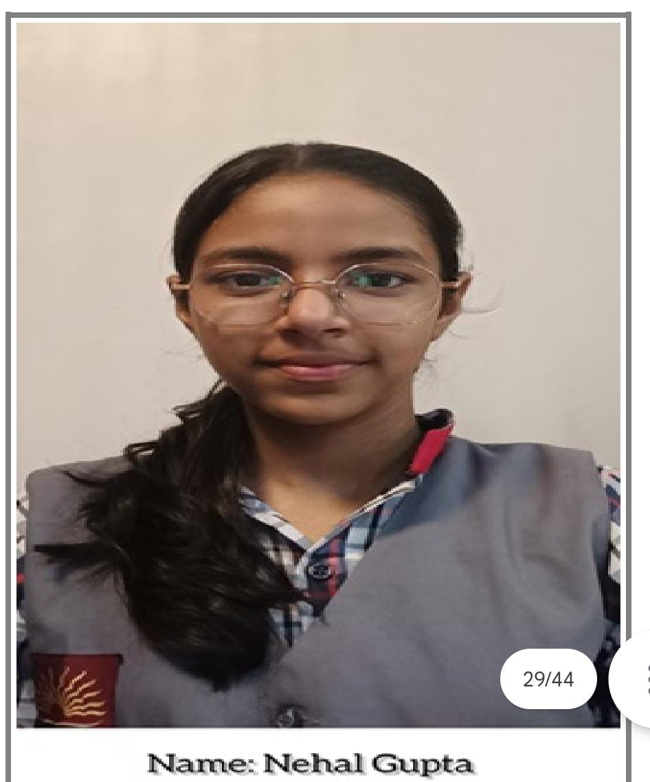 student name