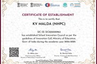 School Innovation Council Certificate