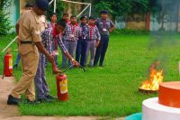 Fire safety mock Drill