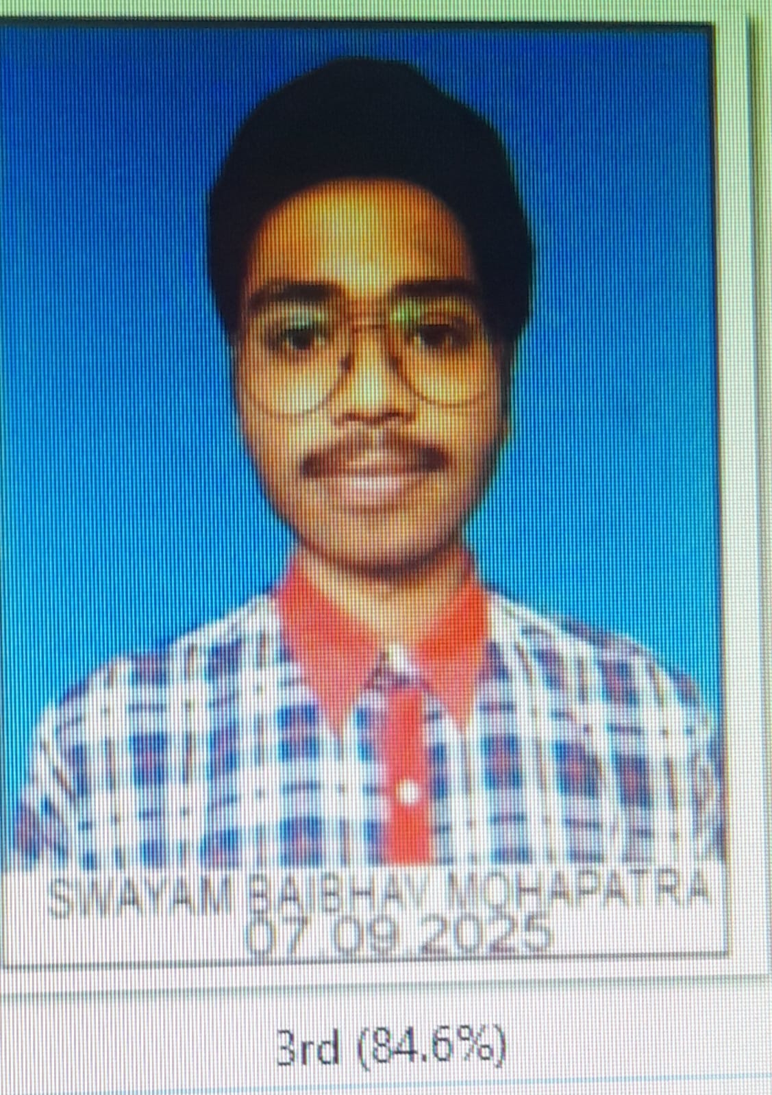 student name