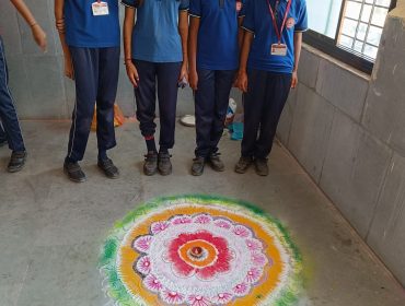 Rangoli Blue House