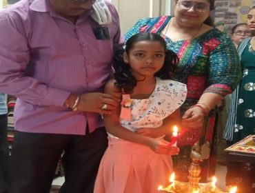 Orientation of Balvatika 3 Session 2024-25 (Lightenning of Lamp by Student)