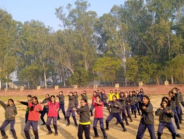 Taekwondo Training to Girls