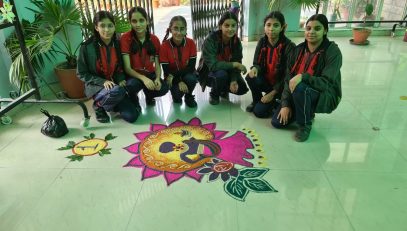 rangoli competition tagore house