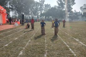 sports day sac race