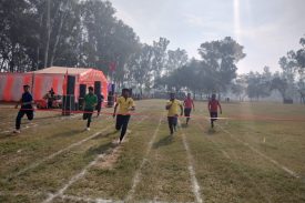 sports day hundred metre race