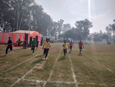 sports day hundred metre race