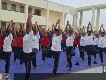 Briksha asana student