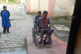 Wheel Chair used by needy under PM SHRI