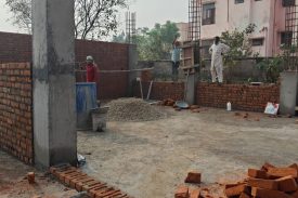 vocational lab construction work in progress