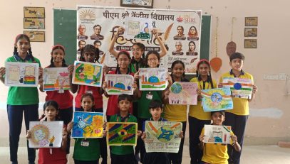 Poster making 
(Hindi Pakhwada)