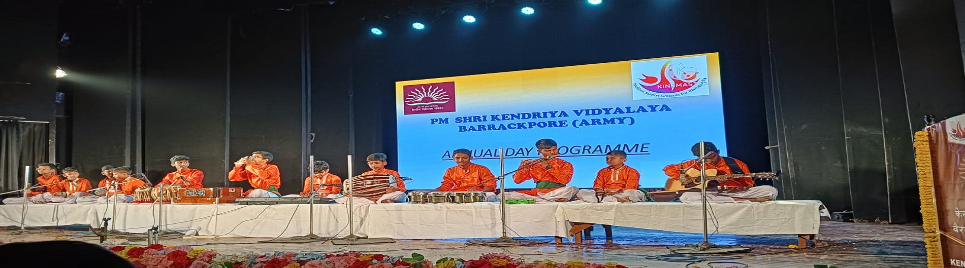 Instrumental Music By students on Annual Day