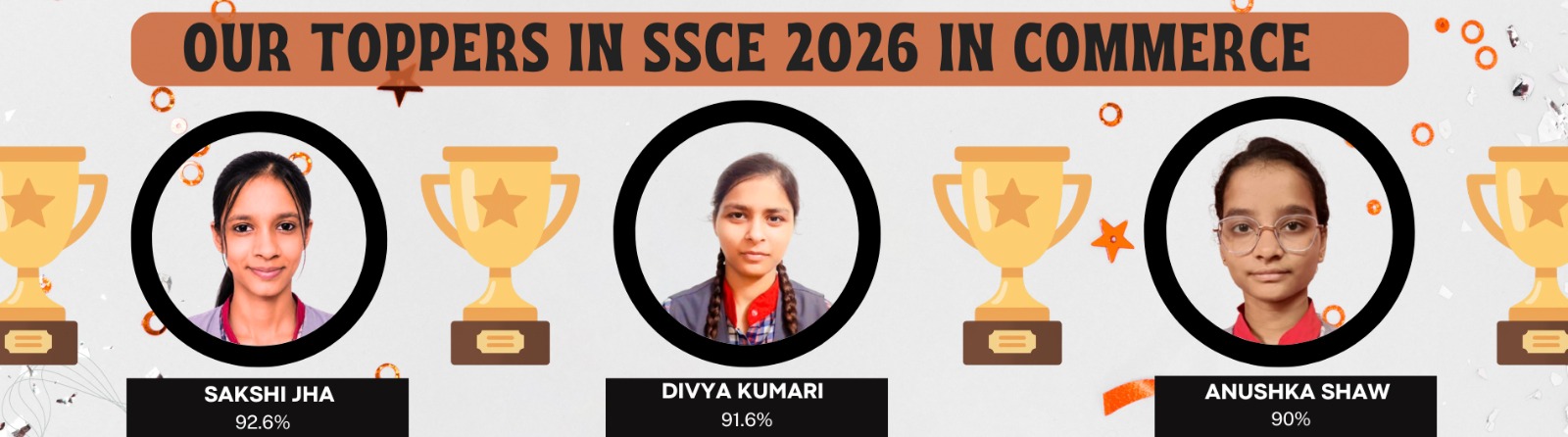 CLASS XII 2026 COMMERCE TOPPERS