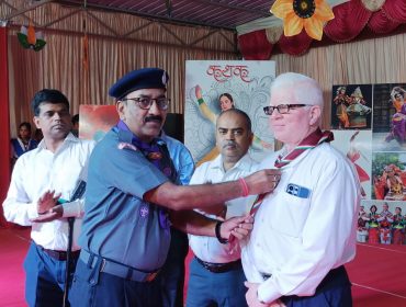 Scout and Guide Grand Camp Fire Program at PM Shri Kendriya Vidyalaya No.2 Armapur Kanpur