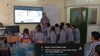 पीएम श्री केंद्रीय विद्यालय नंबर 2 अर्मापुर में एडोब ट्रेनिंग।