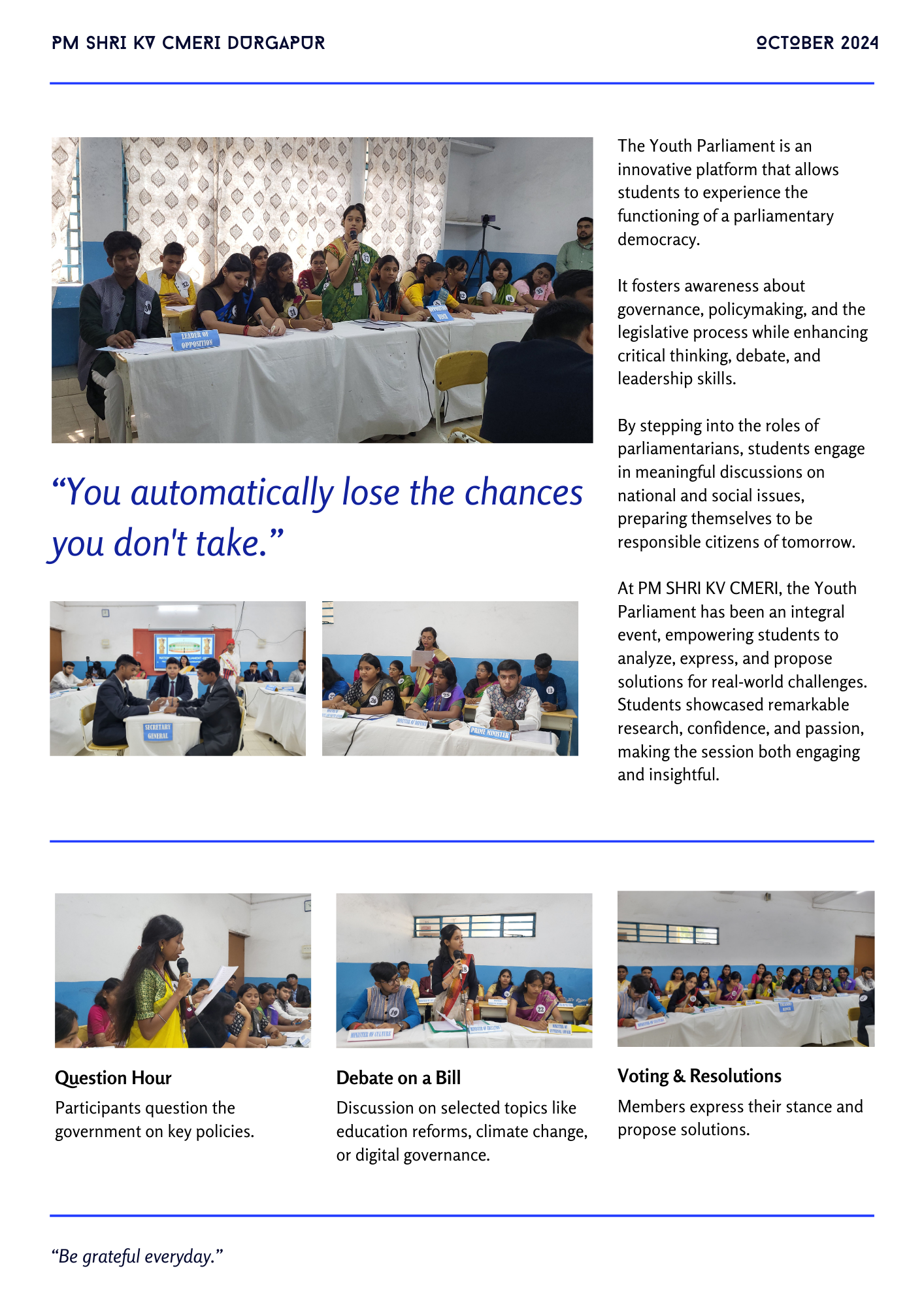 YOUTH PARLIAMENT