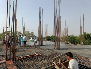 Roof Molding of kv sahibganj new building