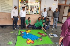 art craft rangoli teacher