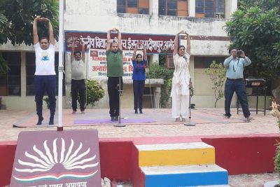 yoga day stage