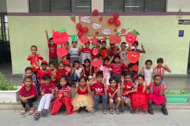 Balvatika red color day