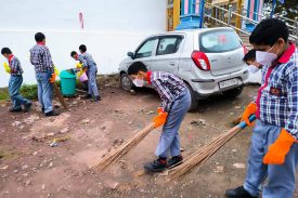 छात्रों द्वारा सामुदायिक भागीदारी