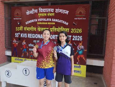 क्षेत्रीय खेल प्रतियोगिता में टेबल टेनिस के विजेता