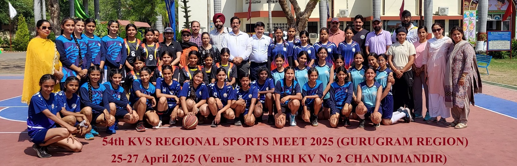 54th KVS REGIONAL SPORTS MEET 2025 (GURUGRAM REGION) banner