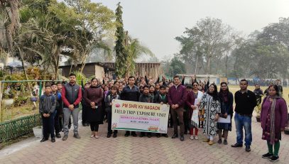 कृषि विज्ञान केंद्र, नागांव का क्षेत्र भ्रमण