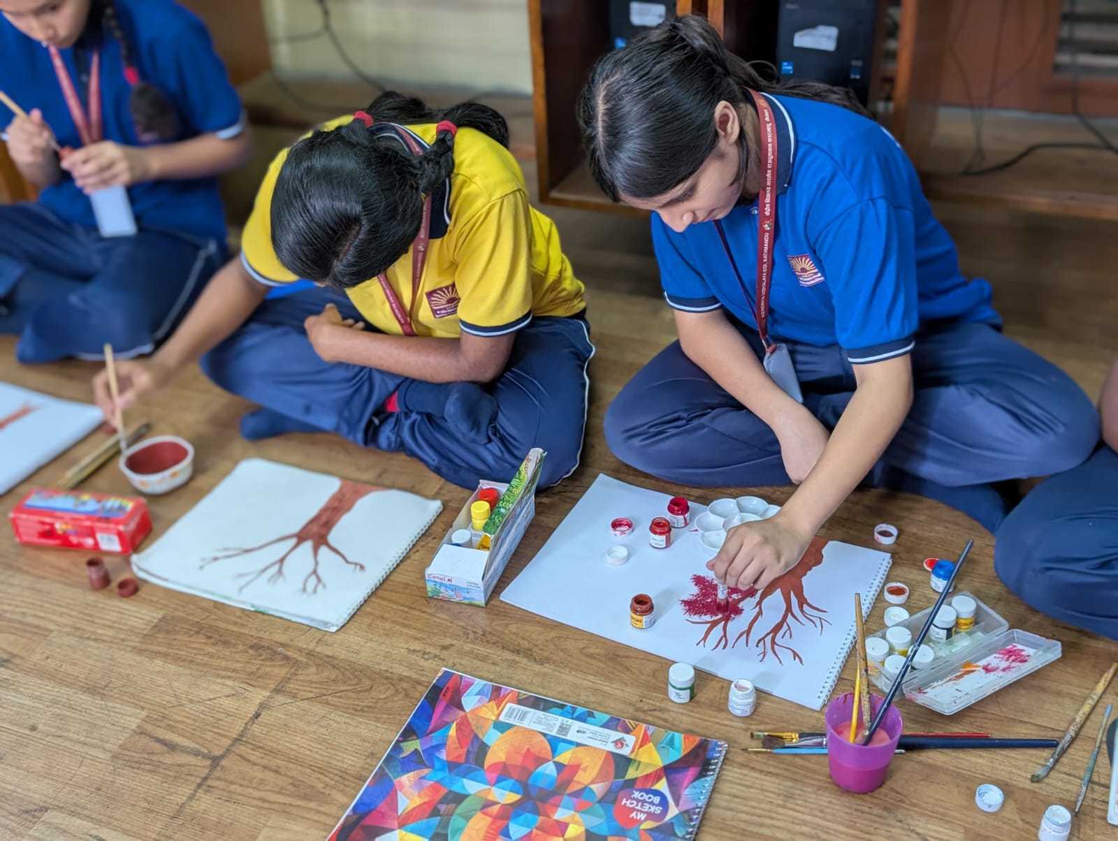 Painting In Making By Seniors