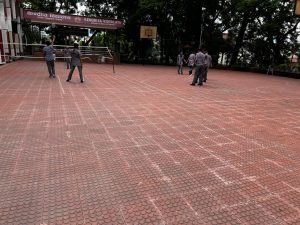 Badminton and Basket ball Court