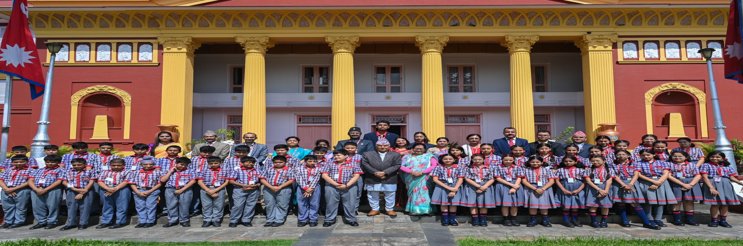 Students of KV Kathmandu Interacted with Honourable President of Nepal