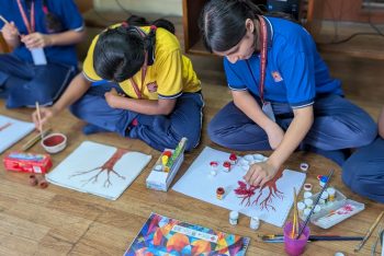 Painting In Making By Seniors