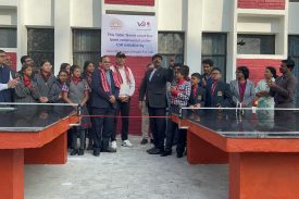 New Table Tennis Court Inauguration During Sports Day