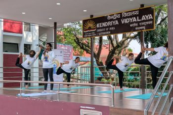 Yoga Training to Students
