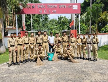 NCC Cadets done cleaning job on 2nd October