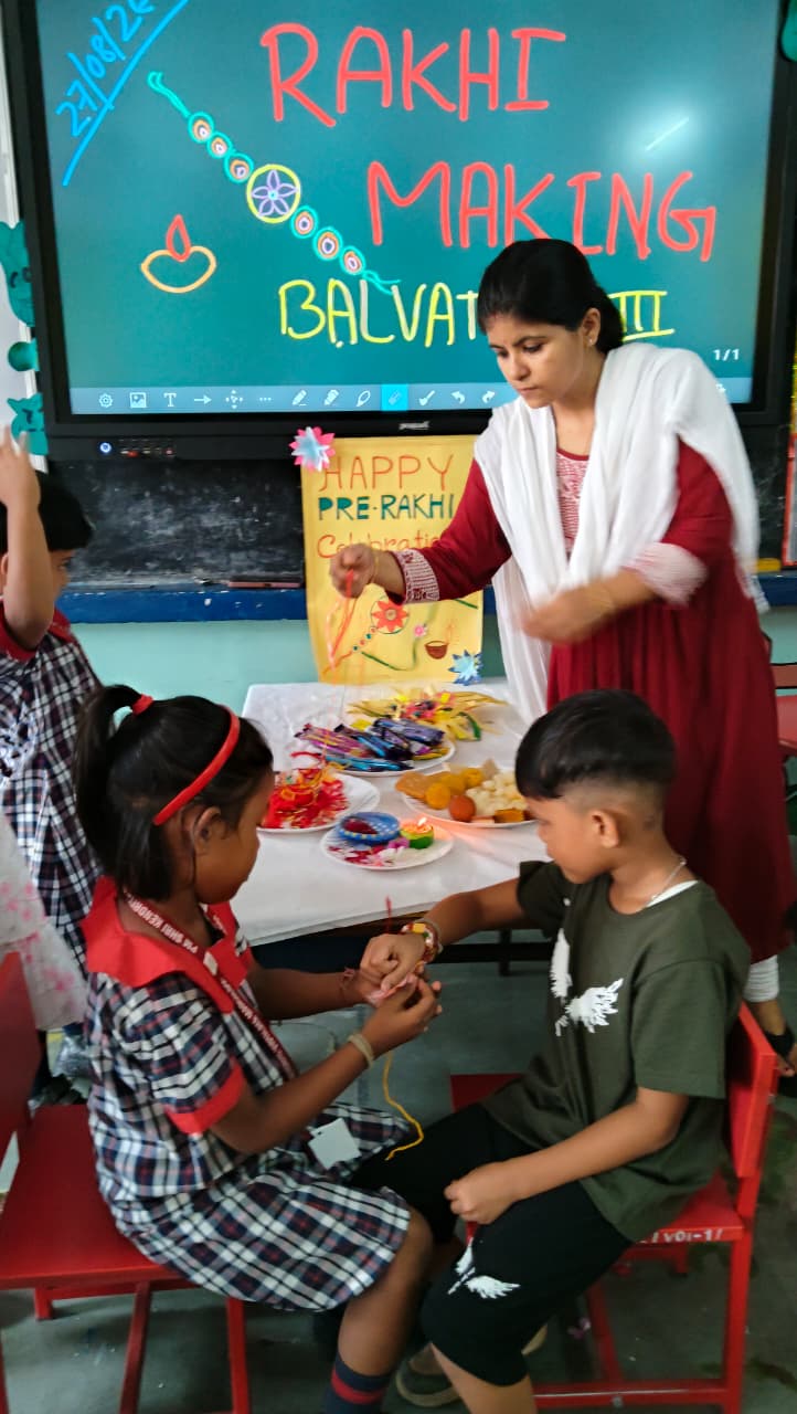 Rakhi Making Activity