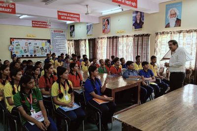 Deputy Commissioner with raghunathpura students