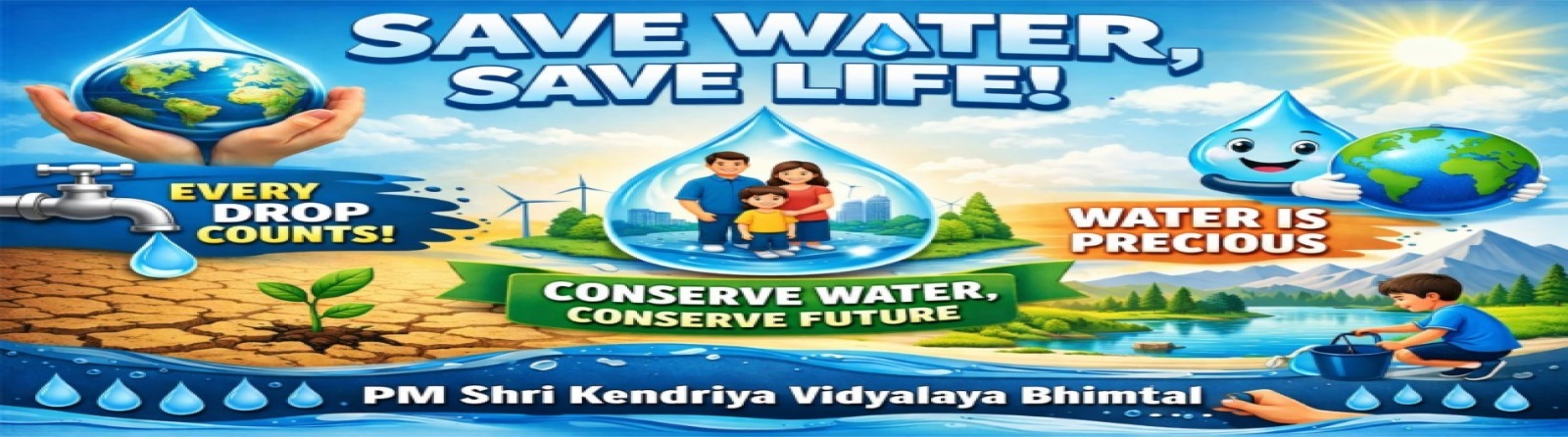save water save life