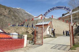 Scouts & Guides at Vidyalaya Gate