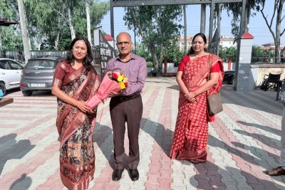 welcome of DC sir at KV saloh