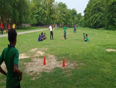 Playing Football