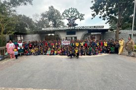 field visit of primary classes at chhatbir ZOO