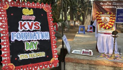 KVS Foundation Day Celebration 2024 at school