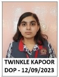 TWINKLE KAPOORstudent name