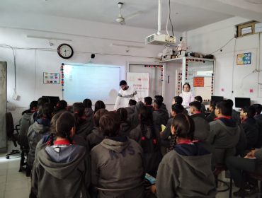 Class 8 students attending NEILIT Training
